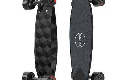 4 wheels hub pu tire electric skateboard (2)