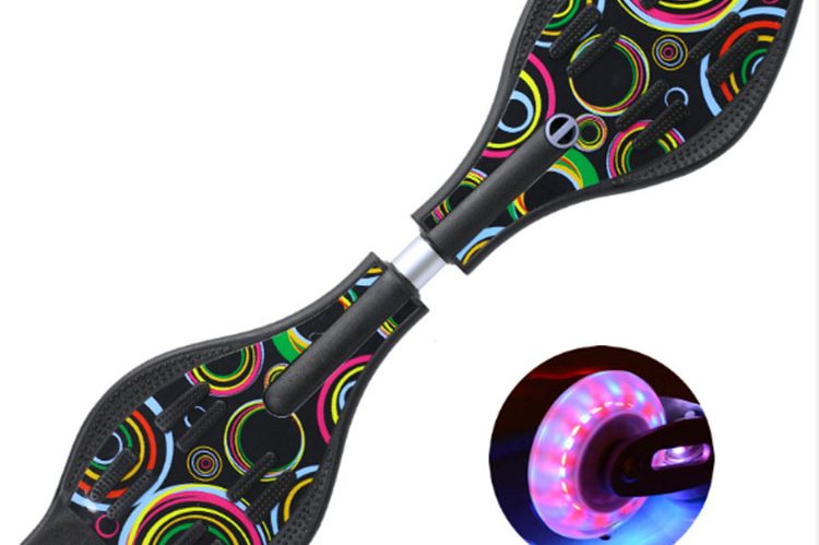 Luminous flash two-wheeled vitality board waveboard (1)