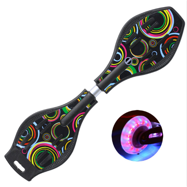 Luminous flash two-wheeled vitality board waveboard (1)