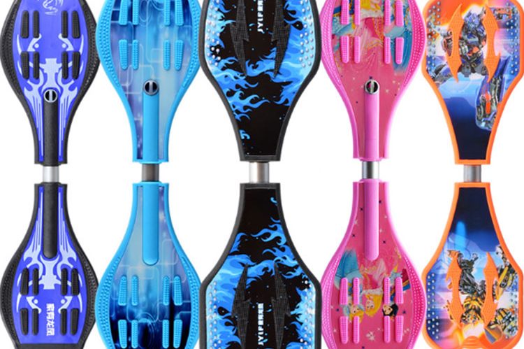 Luminous flash two-wheeled vitality board waveboard (4)